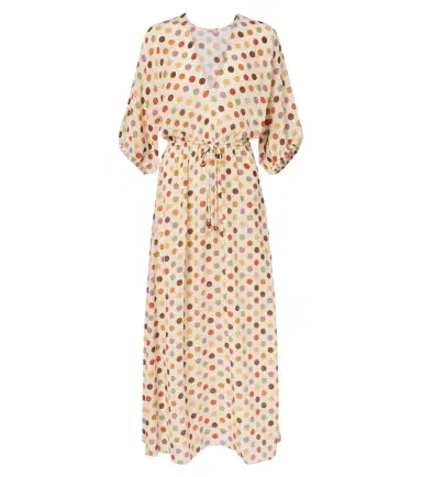 Eres Unexpected polka-dot silk midi dress | Thumbnail 1 Eres Unexpected polka-dot silk midi dress | Thumbnail 1