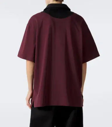 Simone Rocha Lace-up cotton polo shirt | Thumbnail 2 Simone Rocha Lace-up cotton polo shirt | Thumbnail 2