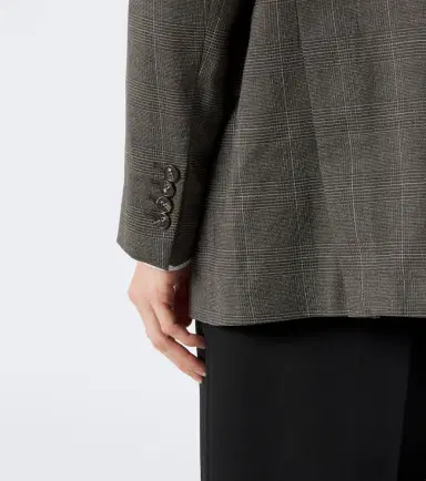 Simone Rocha Checked embellished wool blazer | Thumbnail 4 Simone Rocha Checked embellished wool blazer | Thumbnail 4
