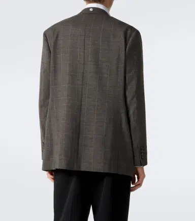 Simone Rocha Checked embellished wool blazer | Thumbnail 7 Simone Rocha Checked embellished wool blazer | Thumbnail 7