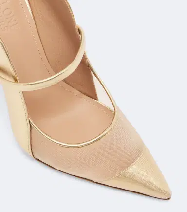 Malone Souliers Maureen leather and mesh mules | Thumbnail 3 Malone Souliers Maureen leather and mesh mules | Thumbnail 3