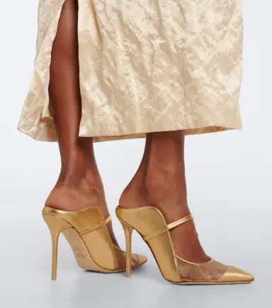 Malone Souliers Maureen leather and mesh mules | Thumbnail 6 Malone Souliers Maureen leather and mesh mules | Thumbnail 6