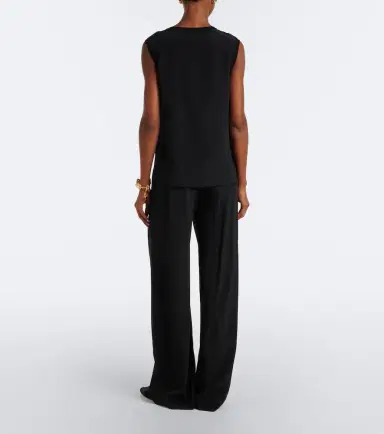 Joseph Rihani silk crêpe wide-leg pants | Thumbnail 2 Joseph Rihani silk crêpe wide-leg pants | Thumbnail 2
