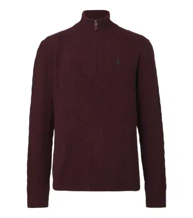 Polo Ralph Lauren Cable-knit wool and cashmere half-zip sweater | Thumbnail 1 Polo Ralph Lauren Cable-knit wool and cashmere half-zip sweater | Thumbnail 1