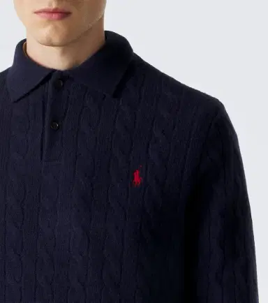 Polo Ralph Lauren Cable-knit wool and cashmere polo sweater | Thumbnail 6 Polo Ralph Lauren Cable-knit wool and cashmere polo sweater | Thumbnail 6