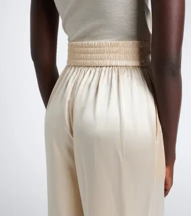 Joseph Dijon silk satin wide-leg pants | Thumbnail 3 Joseph Dijon silk satin wide-leg pants | Thumbnail 3
