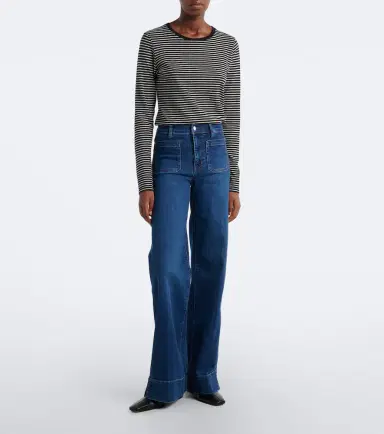 Frame Slice wide-leg jeans | Thumbnail 6 Frame Slice wide-leg jeans | Thumbnail 6