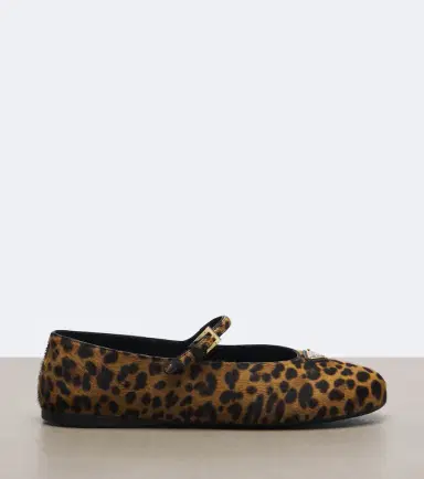 Prada Leopard-print calf hair Mary Jane flats | Thumbnail 3 Prada Leopard-print calf hair Mary Jane flats | Thumbnail 3