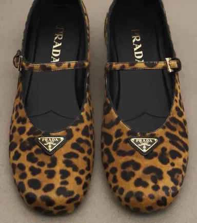 Prada Leopard-print calf hair Mary Jane flats | Thumbnail 4 Prada Leopard-print calf hair Mary Jane flats | Thumbnail 4