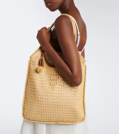 Miu Miu Ivy crochet raffia tote bag | Thumbnail 5 Miu Miu Ivy crochet raffia tote bag | Thumbnail 5