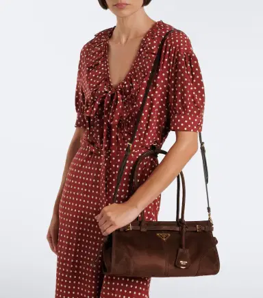 Prada Bonnie Medium suede shoulder bag | Thumbnail 7 Prada Bonnie Medium suede shoulder bag | Thumbnail 7