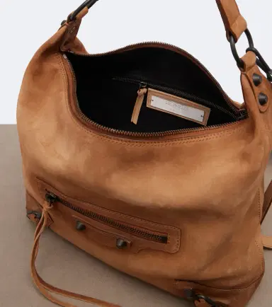 Balenciaga Le City Small suede shoulder bag | Thumbnail 2 Balenciaga Le City Small suede shoulder bag | Thumbnail 2
