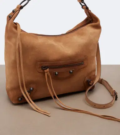 Balenciaga Le City Small suede shoulder bag | Thumbnail 4 Balenciaga Le City Small suede shoulder bag | Thumbnail 4