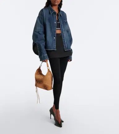 Balenciaga Le City Small suede shoulder bag | Thumbnail 5 Balenciaga Le City Small suede shoulder bag | Thumbnail 5