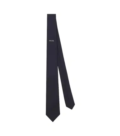 Prada Logo silk tie | Thumbnail 1 Prada Logo silk tie | Thumbnail 1