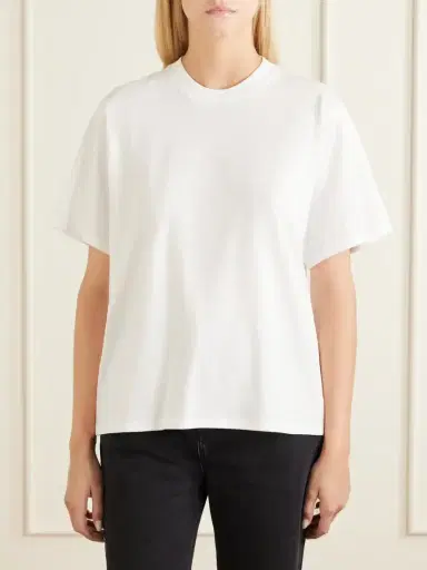 Loulou de Saison Telanto Supima Cotton-jersey T-shirt | Thumbnail 3 Loulou de Saison Telanto Supima Cotton-jersey T-shirt | Thumbnail 3