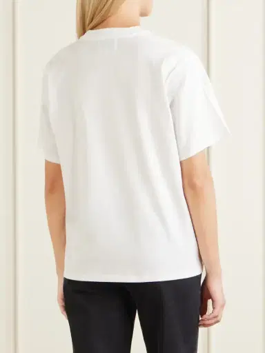 Loulou de Saison Telanto Supima Cotton-jersey T-shirt | Thumbnail 4 Loulou de Saison Telanto Supima Cotton-jersey T-shirt | Thumbnail 4
