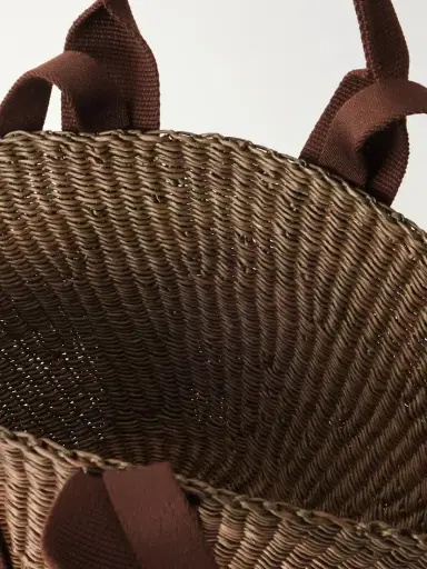 MUUÑ Sophie Cotton-trimmed Raffia Mini Tote | Thumbnail 6 MUUÑ Sophie Cotton-trimmed Raffia Mini Tote | Thumbnail 6