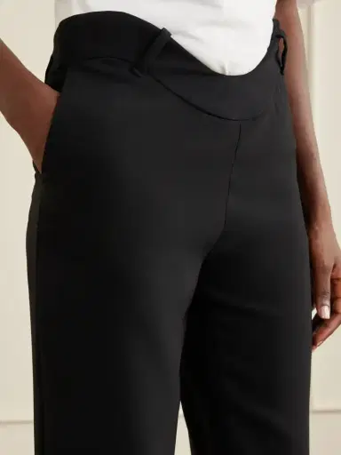 Jean Paul Gaultier Wavy Crepe Mid-rise Wide-leg Pants | Thumbnail 5 Jean Paul Gaultier Wavy Crepe Mid-rise Wide-leg Pants | Thumbnail 5