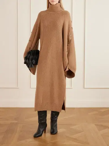 Zimmermann Valiant Buttoned Merino Wool Midi Dress | Thumbnail 2 Zimmermann Valiant Buttoned Merino Wool Midi Dress | Thumbnail 2