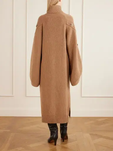 Zimmermann Valiant Buttoned Merino Wool Midi Dress | Thumbnail 3 Zimmermann Valiant Buttoned Merino Wool Midi Dress | Thumbnail 3