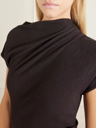 Citizens of Humanity Kira Sculptural Ribbed Organic Cotton-blend Maxi Dress | Thumbnail 4 Citizens of Humanity Kira Sculptural Ribbed Organic Cotton-blend Maxi Dress | Thumbnail 4