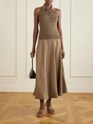 Ralph Lauren Collection Kenzie Linen Maxi Skirt | Thumbnail 2 Ralph Lauren Collection Kenzie Linen Maxi Skirt | Thumbnail 2