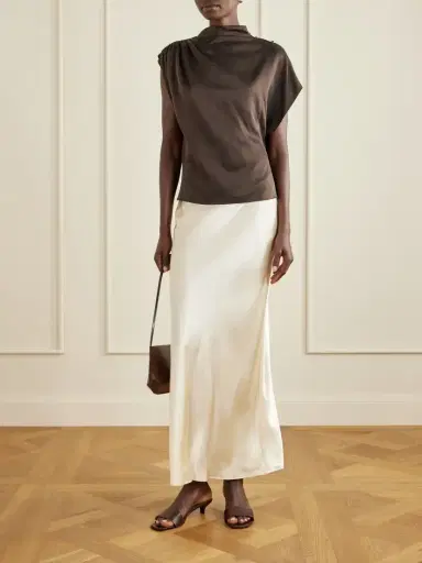 Joseph Isaak Silk-satin Maxi-skirt | Thumbnail 2 Joseph Isaak Silk-satin Maxi-skirt | Thumbnail 2