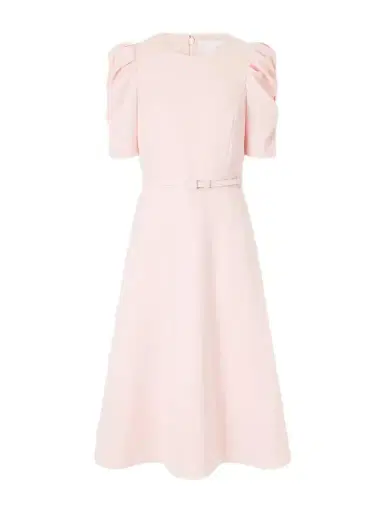Carolina Herrera Belted Crepe Midi Dress | Thumbnail 1 Carolina Herrera Belted Crepe Midi Dress | Thumbnail 1