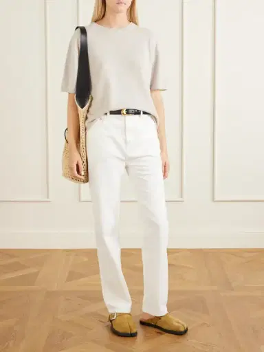 Loulou de Saison Jude Organic Mid-rise Straight-leg Jeans | Thumbnail 2 Loulou de Saison Jude Organic Mid-rise Straight-leg Jeans | Thumbnail 2