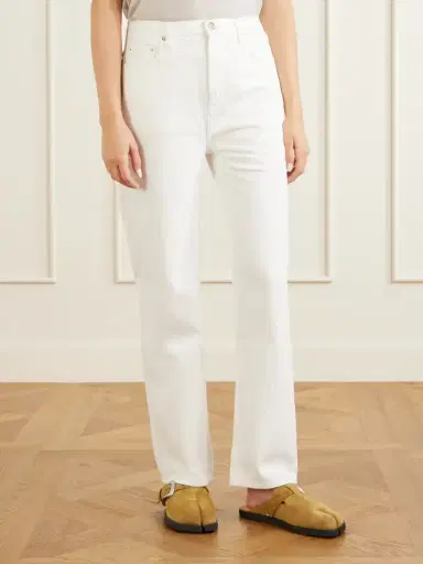 Loulou de Saison Jude Organic Mid-rise Straight-leg Jeans | Thumbnail 3 Loulou de Saison Jude Organic Mid-rise Straight-leg Jeans | Thumbnail 3