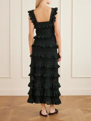 Zimmermann Valiant Ruffled Knitted Midi Skirt | Thumbnail 3 Zimmermann Valiant Ruffled Knitted Midi Skirt | Thumbnail 3
