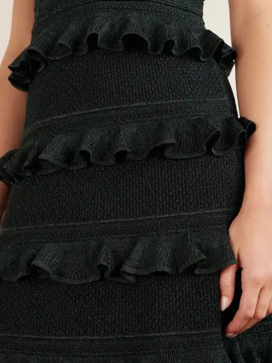 Zimmermann Valiant Ruffled Knitted Midi Skirt | Thumbnail 4 Zimmermann Valiant Ruffled Knitted Midi Skirt | Thumbnail 4