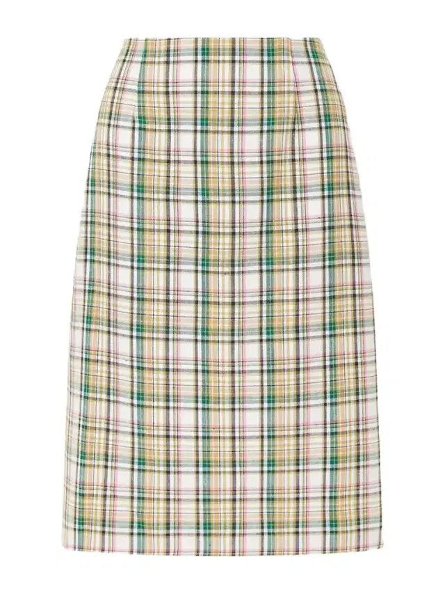 Checked Jacquard Midi Skirt Checked Jacquard Midi Skirt