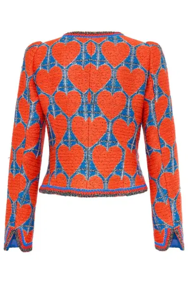 MAISON COMMON Heart Print Jacket | Thumbnail 3 MAISON COMMON Heart Print Jacket | Thumbnail 3