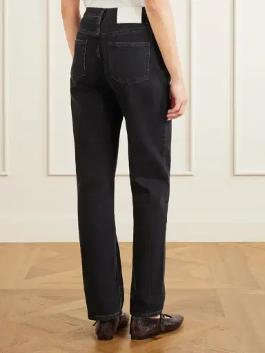 Loulou de Saison Jude Organic Mid-rise Straight-leg Jeans | Thumbnail 4 Loulou de Saison Jude Organic Mid-rise Straight-leg Jeans | Thumbnail 4