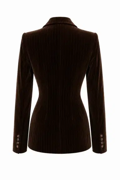 LaQuan Smith Double Breasted Jacket With Notch Lapel | Thumbnail 4 LaQuan Smith Double Breasted Jacket With Notch Lapel | Thumbnail 4