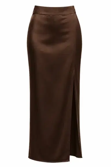 LaQuan Smith Maxi Skirt with Slit | Thumbnail 1 LaQuan Smith Maxi Skirt with Slit | Thumbnail 1