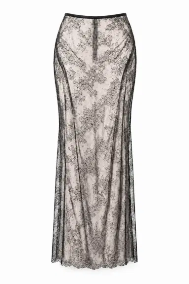 LaQuan Smith Sheer Maxi Skirt | Thumbnail 2 LaQuan Smith Sheer Maxi Skirt | Thumbnail 2