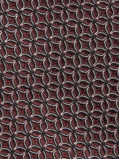 Zegna Men's Silk Tie - Dark Burgundy | Thumbnail 3 Zegna Men's Silk Tie - Dark Burgundy | Thumbnail 3