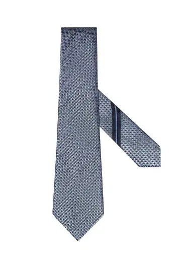 Zegna Men's Silk Tie - Light Avio Blue | Thumbnail 1 Zegna Men's Silk Tie - Light Avio Blue | Thumbnail 1