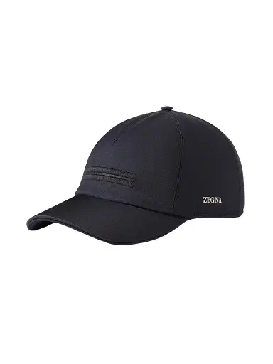 Zegna Men's Microfiber Motorin Baseball Cap | Thumbnail 1 Zegna Men's Microfiber Motorin Baseball Cap | Thumbnail 1
