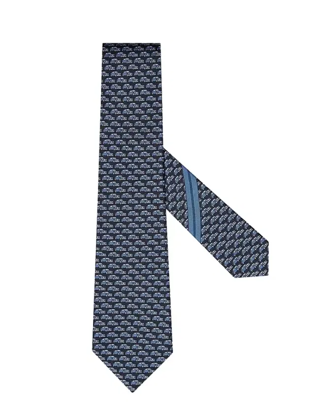 Men's Silk Tie - Navy Blue Men's Silk Tie - Navy Blue