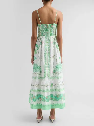Lilly Pulitzer Women's Janae Cotton Maxi Dress - Resort White | Thumbnail 3 Lilly Pulitzer Women's Janae Cotton Maxi Dress - Resort White | Thumbnail 3