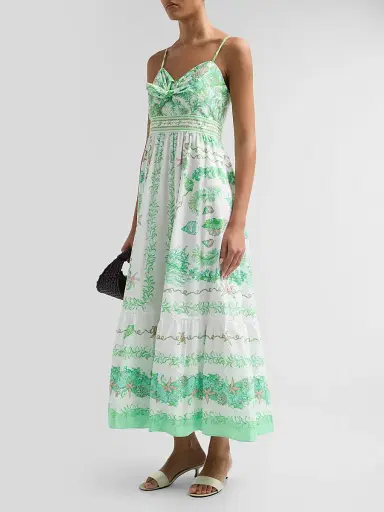 Lilly Pulitzer Women's Janae Cotton Maxi Dress - Resort White | Thumbnail 4 Lilly Pulitzer Women's Janae Cotton Maxi Dress - Resort White | Thumbnail 4