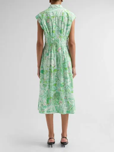 Lilly Pulitzer Women's Tonya Cotton Midi Shirtdress - Resort White | Thumbnail 3 Lilly Pulitzer Women's Tonya Cotton Midi Shirtdress - Resort White | Thumbnail 3
