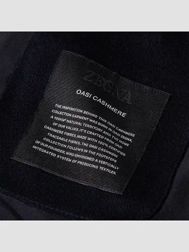Zegna Men's Oasi Cashmere Jacket - Navy Blue - Size 50 | Thumbnail 4 Zegna Men's Oasi Cashmere Jacket - Navy Blue - Size 50 | Thumbnail 4
