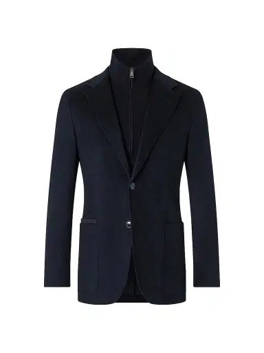 Zegna Men's Oasi Cashmere Jacket - Navy Blue - Size 50 | Thumbnail 1 Zegna Men's Oasi Cashmere Jacket - Navy Blue - Size 50 | Thumbnail 1