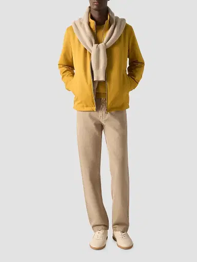ZEGNA Men's Cashseta Crewneck Sweater - Yellow | Thumbnail 2 ZEGNA Men's Cashseta Crewneck Sweater - Yellow | Thumbnail 2