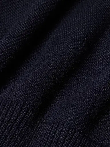 Zegna Men's Cashseta Full Zip Cardigan - Navy Blue | Thumbnail 6 Zegna Men's Cashseta Full Zip Cardigan - Navy Blue | Thumbnail 6